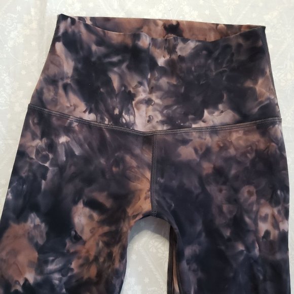 Lululemon Align Pant 28" - Diamond Dye Graphite Grey Pink Pastel - Size 6 - Picture 6 of 13